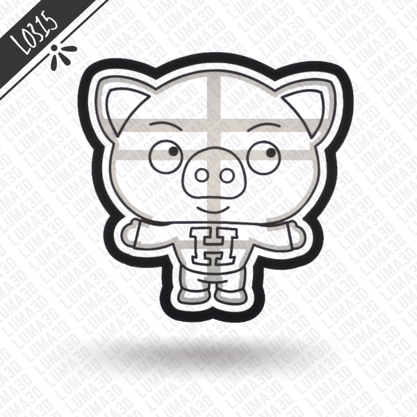 Producto - L0315 - Hoggie el cerdo (El payaso Plim Plim)