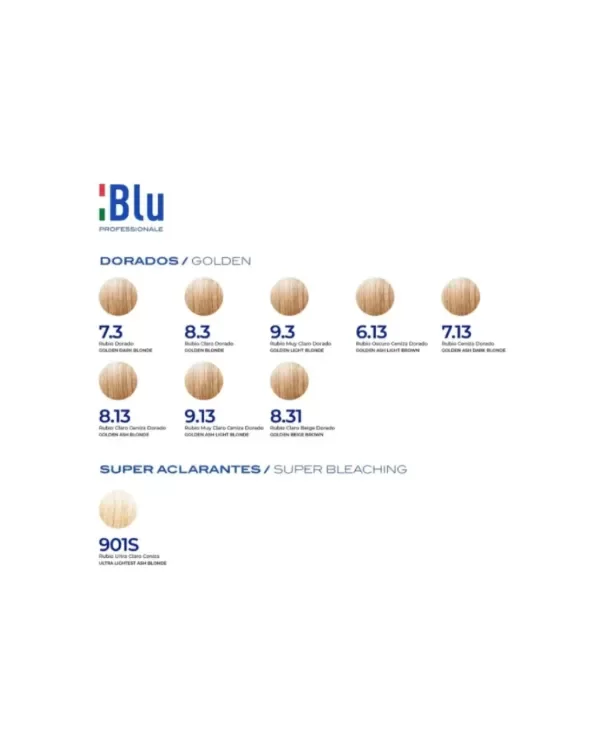 Producto - Coloración capilar BLU, 60 grs. c/u. - 4