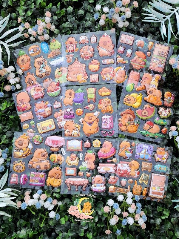 Producto - Stickers 3D Capibara