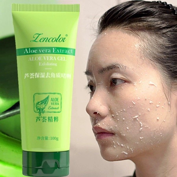 Producto - Aloe Vera Exfoliante Facial que elimina las células muertas