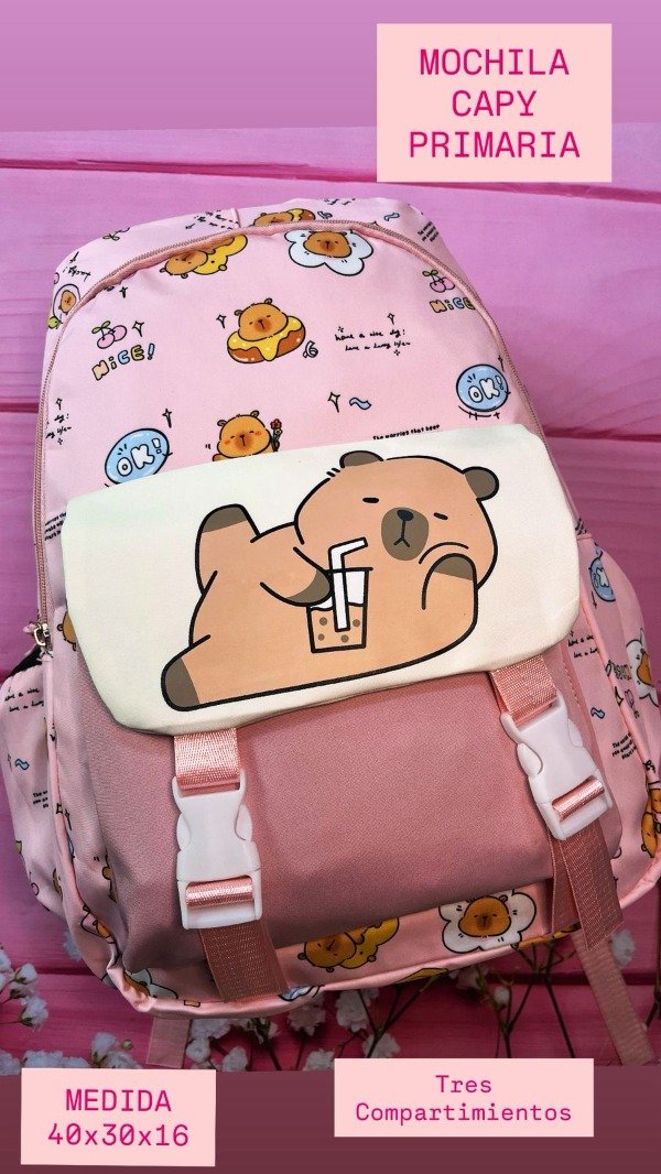 Producto - Capybara Primaria Rosa