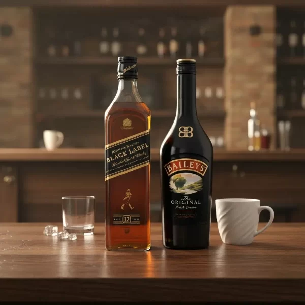 Producto - Combo Baileys Original + Whisky Johnnie Walker Black