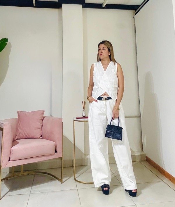 Producto - Jeans Baggy ivory