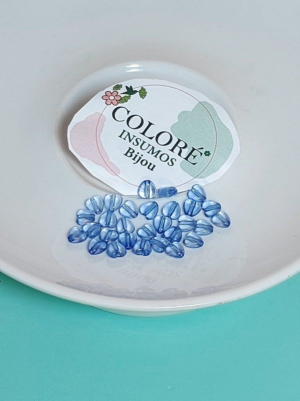 Producto - Cuenta Corazón Transparente (Precio Por unidad)