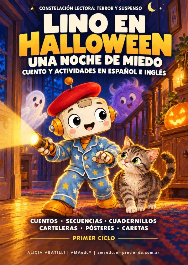 Producto - Lectura LINO EN HALLOWEEN - Cuento y Actividades (Primer Ciclo)