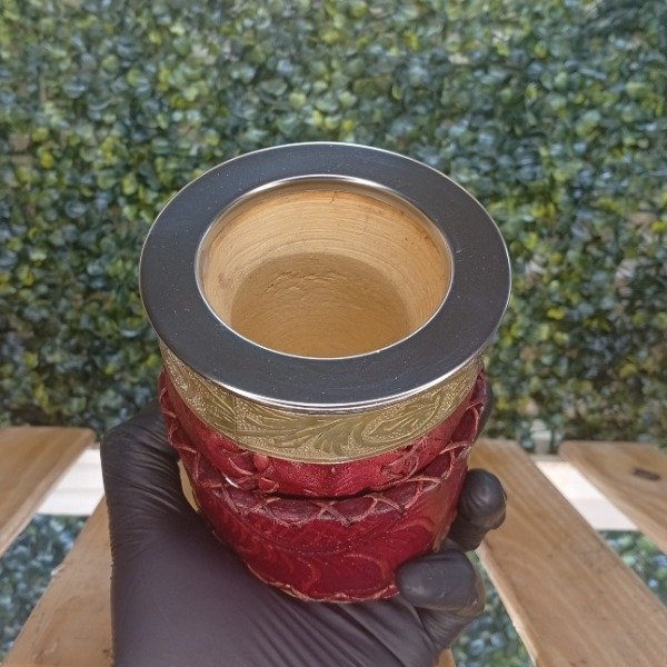 Producto - Mate Criollo Alpaca Borravino - 1
