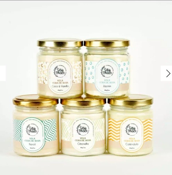 Producto - Vela de cera de soja sentida botanica