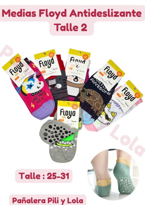 Producto - Soquetes Floyd Antideslizantes Talle 2 (Consultar modelo disponible)