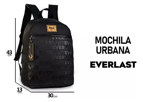 Producto - Mochila Everlast negra
