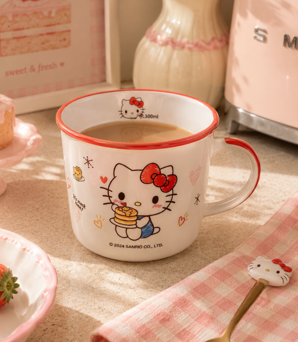 Producto - Taza Hello Kitty Original Sanrio con medidor