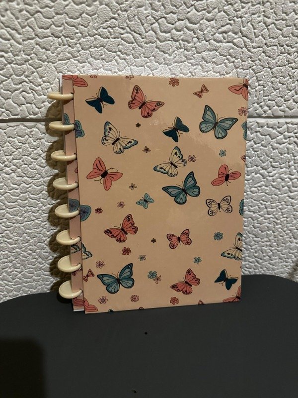 Producto - Cuaderno Mariposas SISTEMA DE DISCOS A5 TAPA DURA