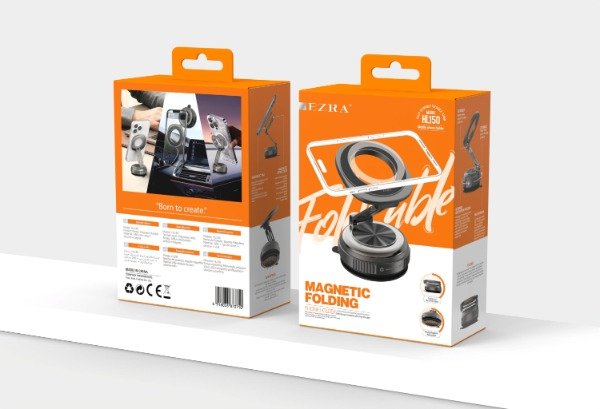 Producto - Soporte Magnético Para Celular Anillo Plegable 360 Premium HL150. - 1