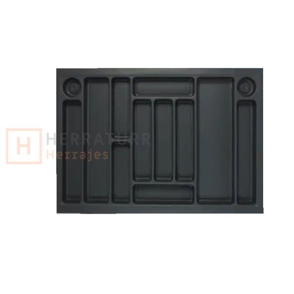 Producto - Cubiertero Plastico Negrp 720x480 Dalena - CU720N