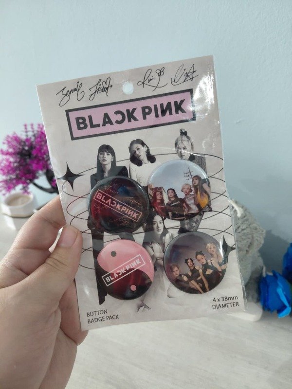 Producto - Pack de pines x 4 - Black Pink