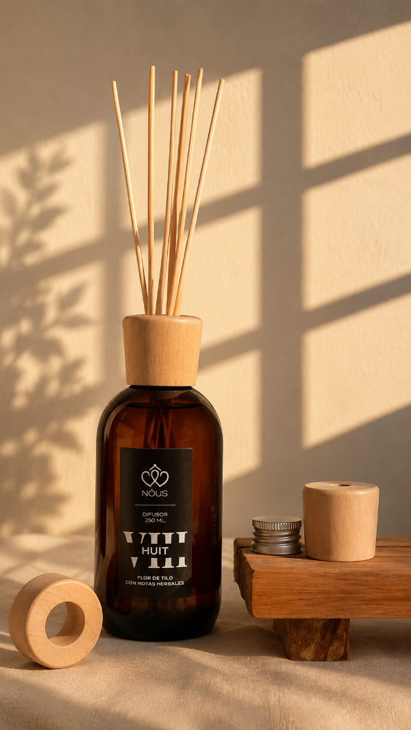 Producto - Difusor de varillas clásico con capuchón de madera