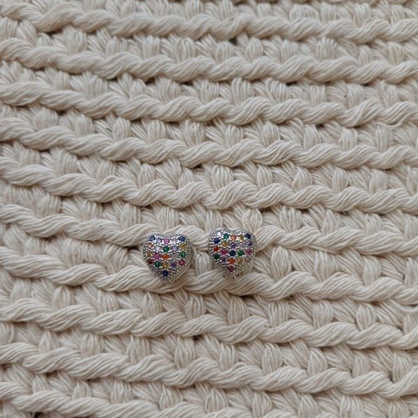 Producto - Aro corazón micropave