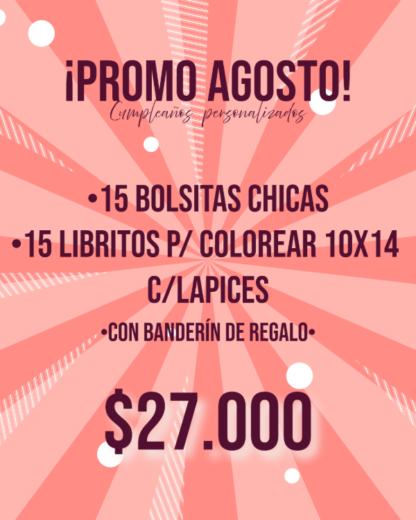 Producto - PROMO AGOSTO
