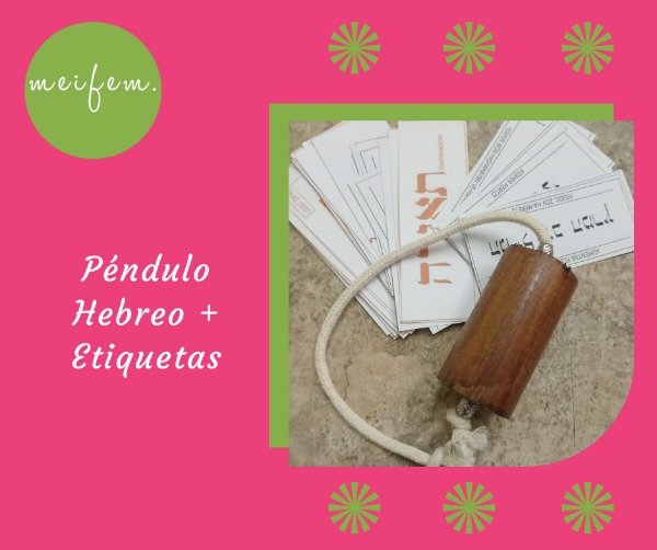 Producto - Péndulo Hebreo Nacional + Etiquetas