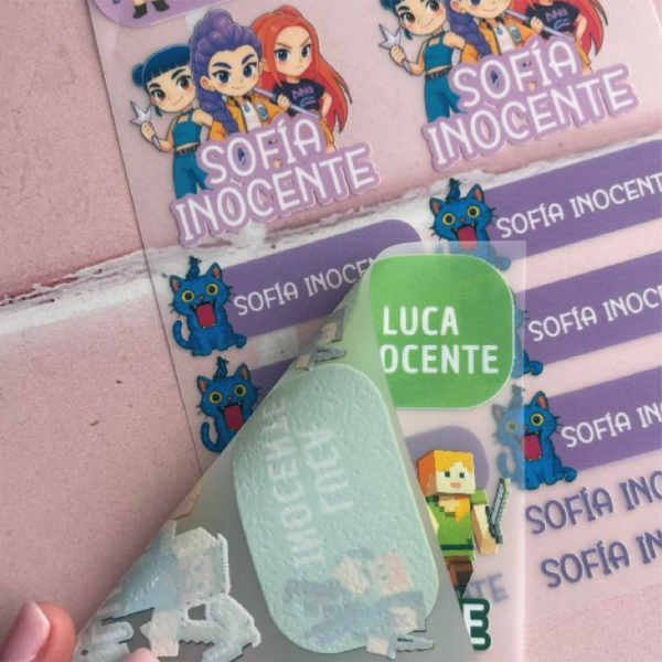 Producto - Etiqueta para planchar