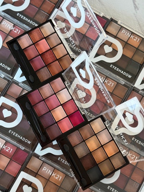 Producto - PALETA DE SOMBRAS 12 COLORES MATTE AND SHINING - PINK 21 - CAJA DE 24 UNIDADES