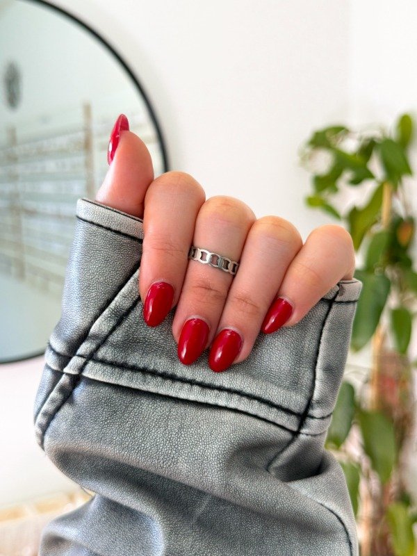 Producto - Anillo acero quirúrgico círculos talle 5
