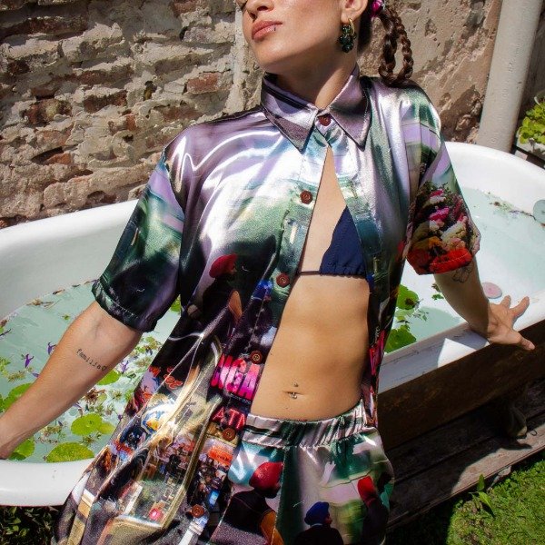 Producto - Camisa Cigars Tela Satén