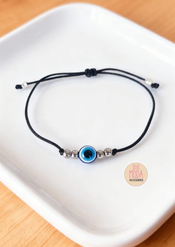 Producto - Pulsera ojo turco negra