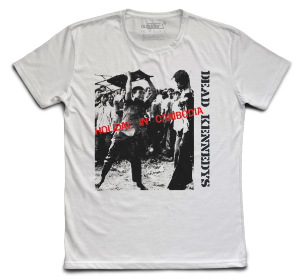 Producto - Remera Dead Kennedys - Holiday in Cambodia - Blanca - 0