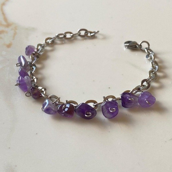 Producto - Pulsera FREYA de Amatistas