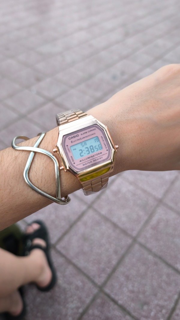 Producto - Reloj Casio Replica Vintage A158a Rose - 1