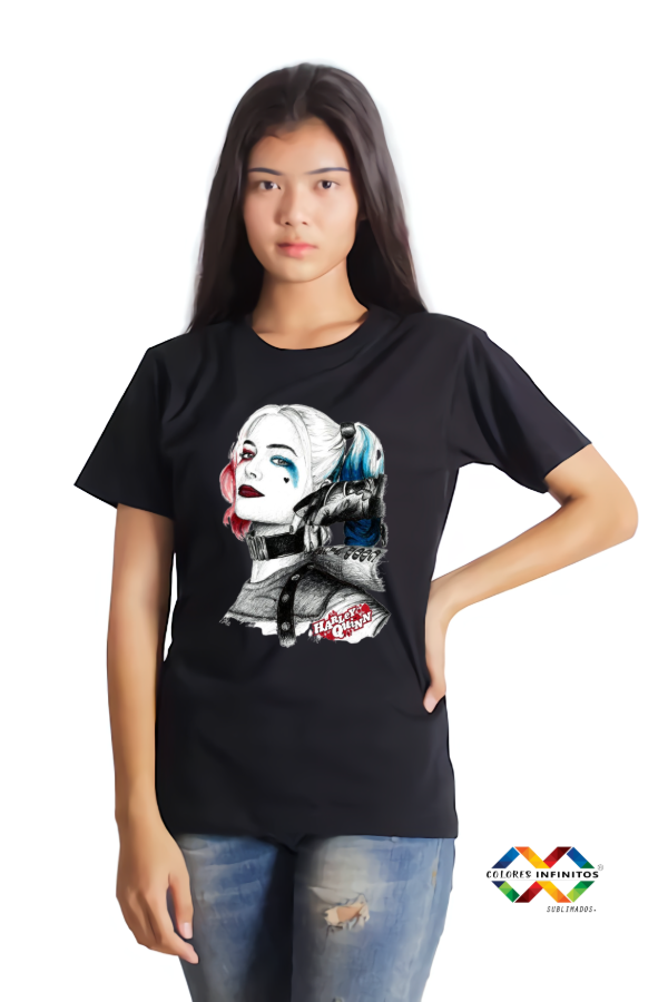 Producto - REMERA - HARLY QUENN - ALGODON TALLE L - 0