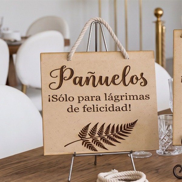 Producto - Cartel de Fibrofacil Para Mensajes