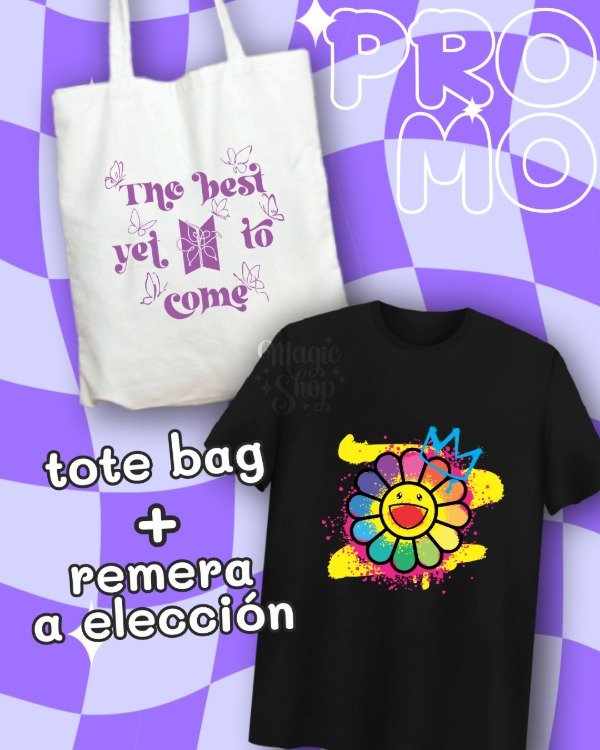 Producto - Remera + tote bag
