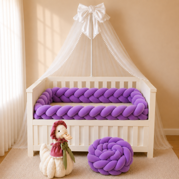 Producto - Chcihonera Trenzada de Plush de 3 Cabos ( Violeta)