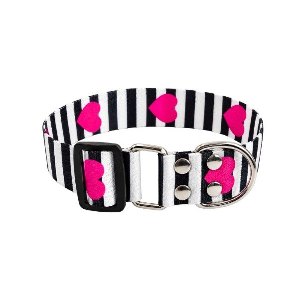Producto - Collar Rayado Corazones