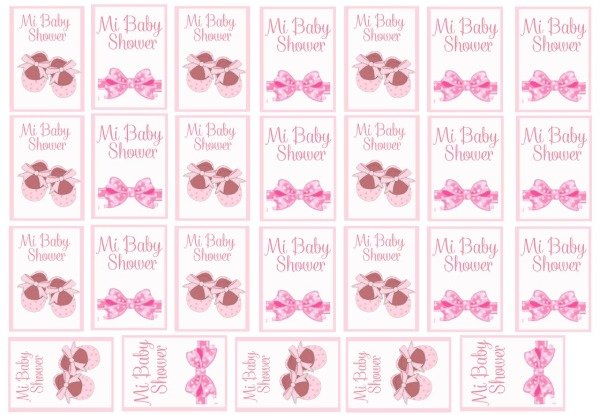 Producto - LAMINA BABY SHOWER ZAPATITOS CHOCOLINA