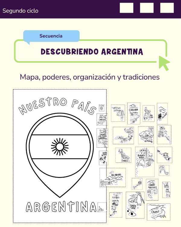 Producto - DESCUBRIENDO ARGENTINA: MAPA, PODERES, ORGANIZACIÓN Y  TRADICIONES