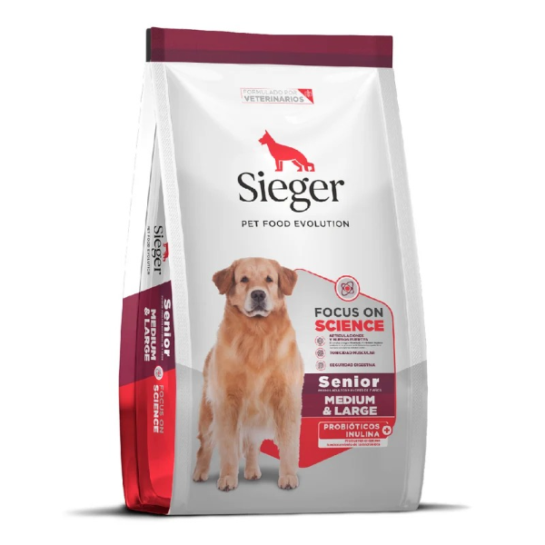 Producto - SIEGER SENIOR +7 MED/ LAR BREED x 15 kg