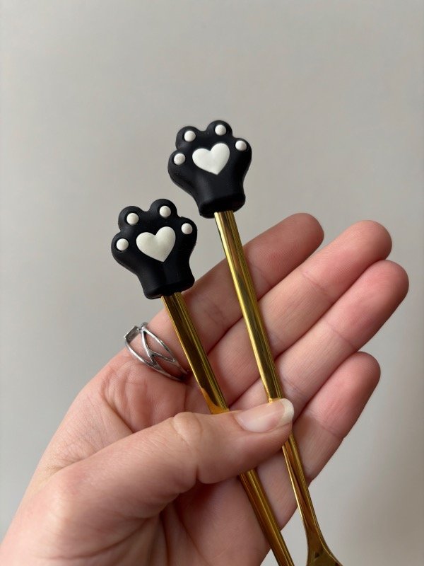 Producto - Set Cubiertos Huellita (tenedor y cuchara) - 2