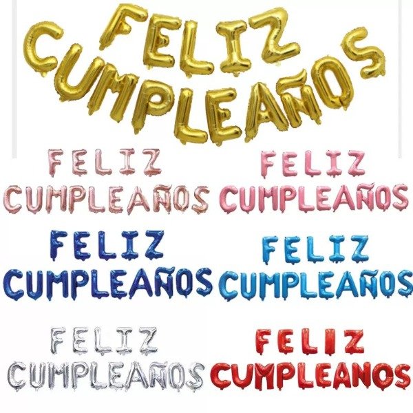 Producto - GLOBO FELIZ CUMPLEAÑOS