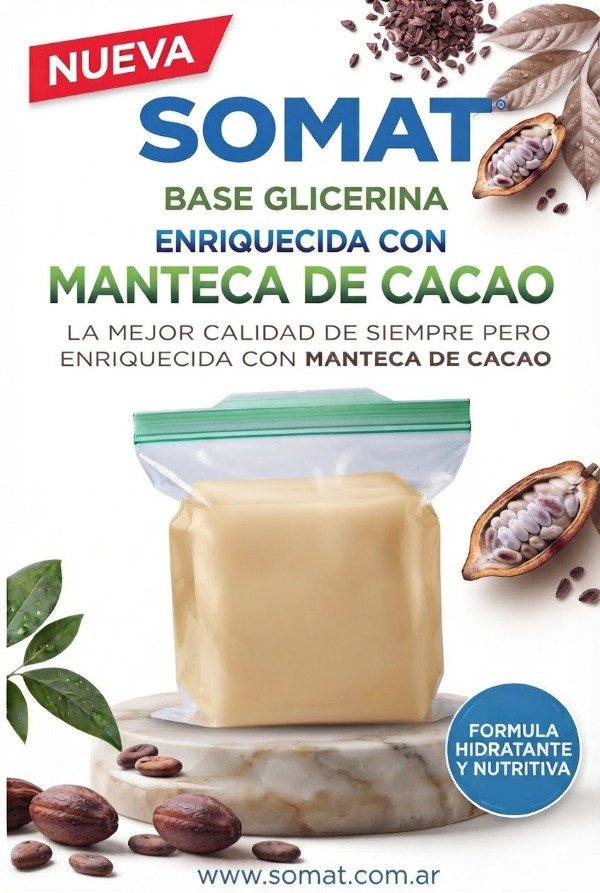 Producto - Base Glicerina enriquecida MANTECA DE CACAO PRECIO MAYORISTA