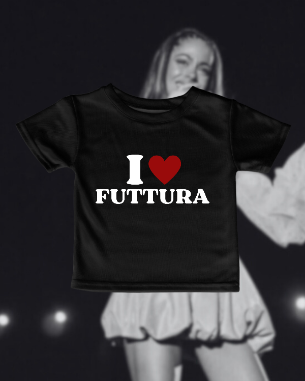 I love futtura Baby tee