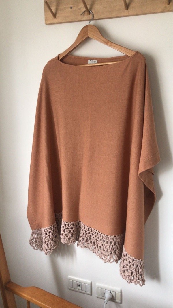 Producto - Poncho tejido artesanal