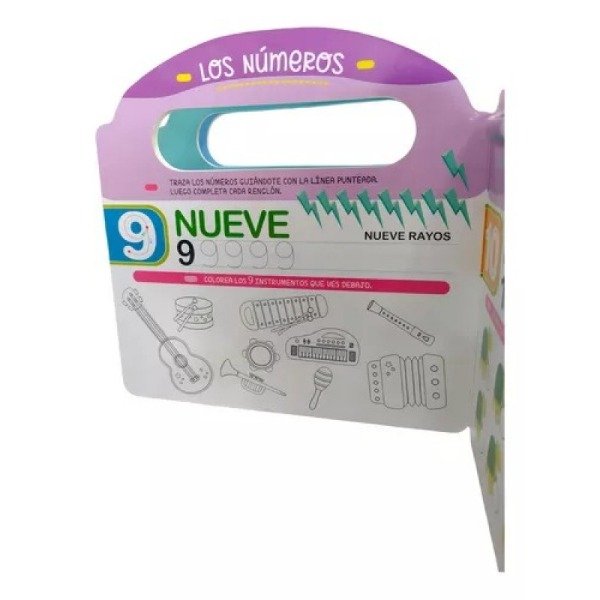 Producto - Libro Infantil de Actividades Reutilizable - Los Números - 1