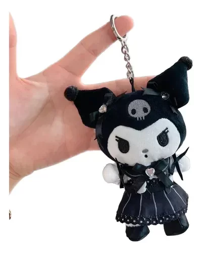 Producto - Peluche colgante Kuromi Mini Llavero Sanrio  (13cm)
