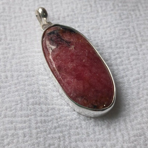 Producto - Dije en Plata 925 con Rodonita (sin cadena) - 6