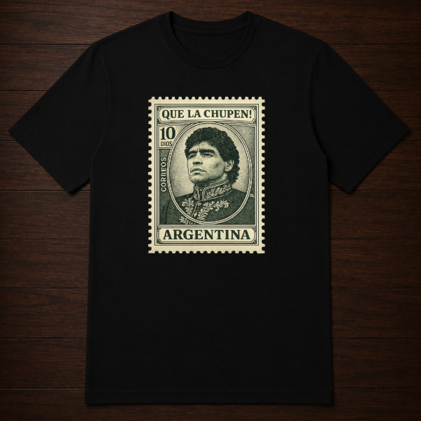 Producto - Remera - Maradona 4 estampita - 0