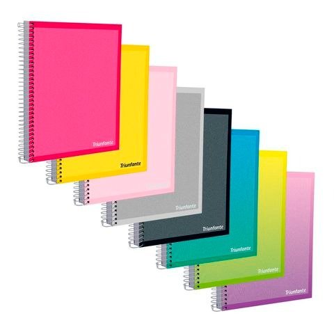 Producto - CUADERNO A5 80 HOJAS RAYADAS CON ESPIRAL GLITTER