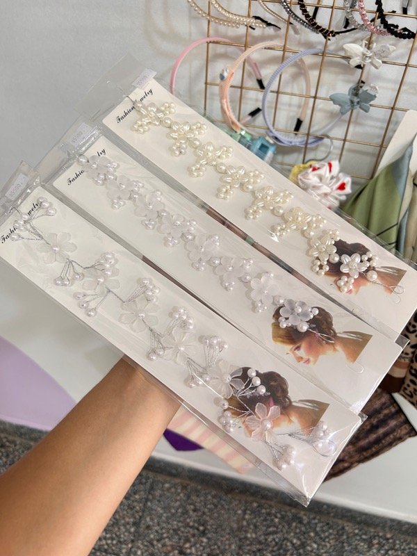 Producto - Tocado perla con flores