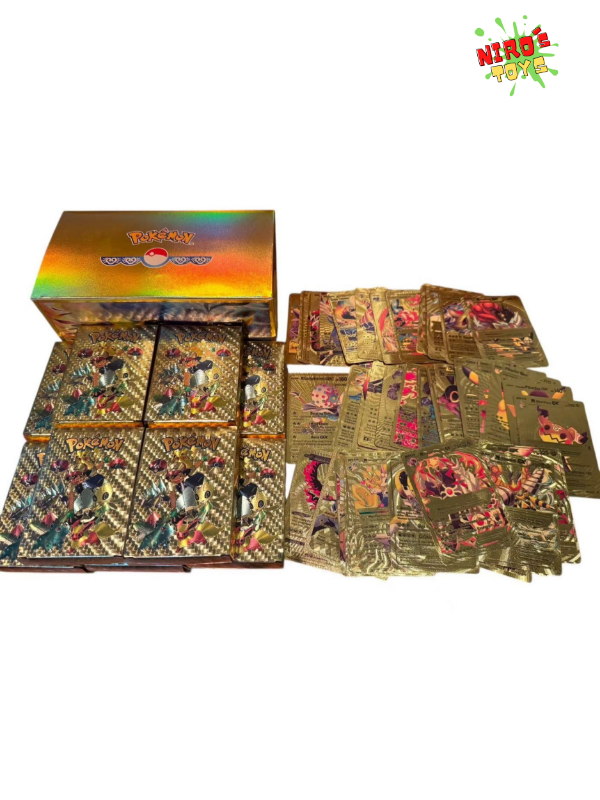 Producto - Cartas Pokemon x10 cajitas doradas - Cartas Pokemon - Nirostoys